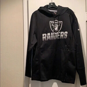 Nike Las Vegas Raiders Fleece Hoodie Sweatshirt NFL Logo NWT